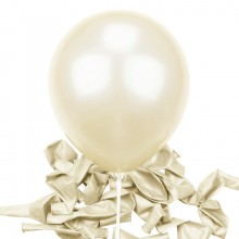 Balloons latex white x10